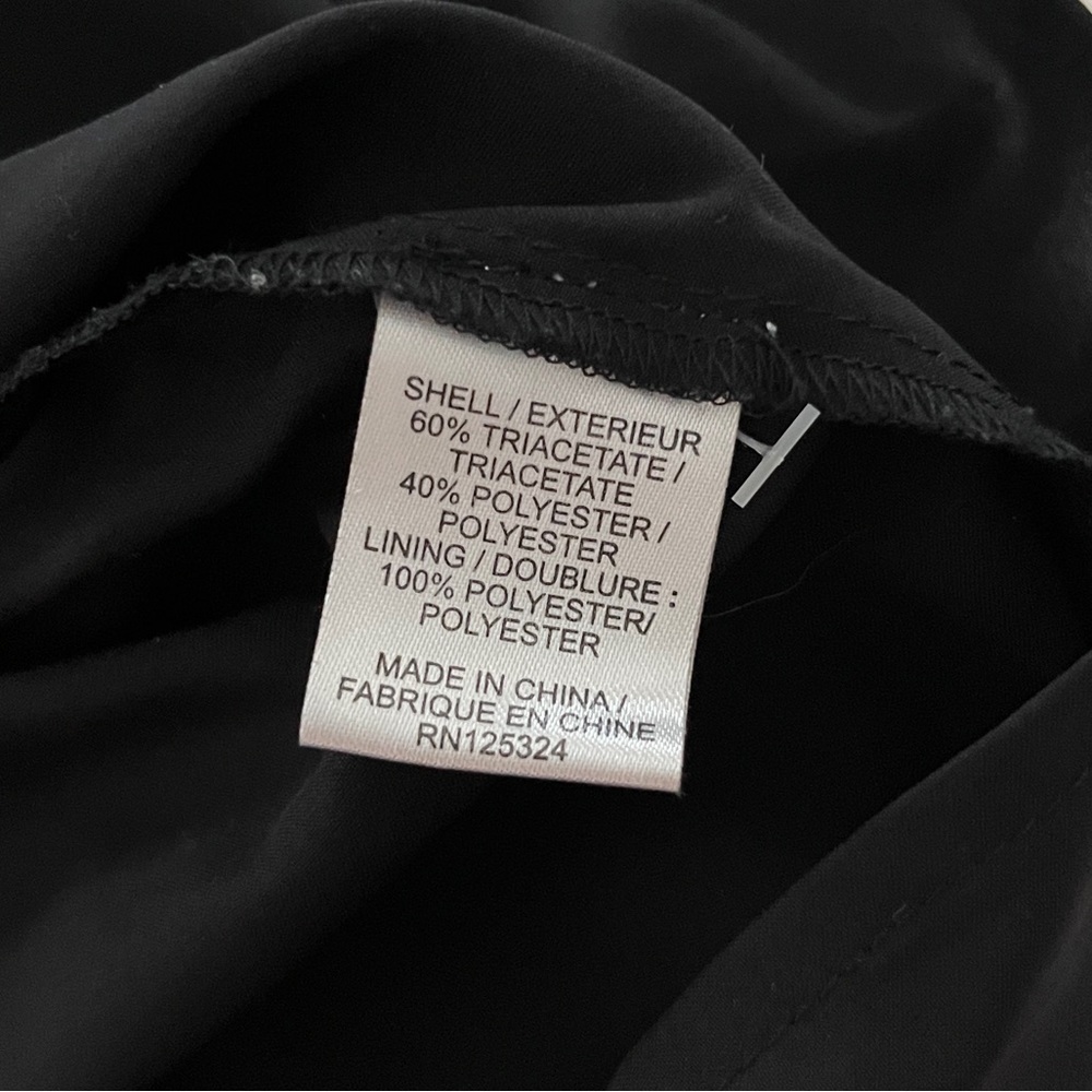 Haute Hippie Black Sheath Mock Neck Backless Mini Cocktail Dress Size L - Picture 11 of 12